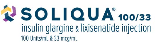 SOLIQUA® 100/33 (insulin glargine & lixisenatide) injection 100 Units/mL & 33mcg/mL Logo